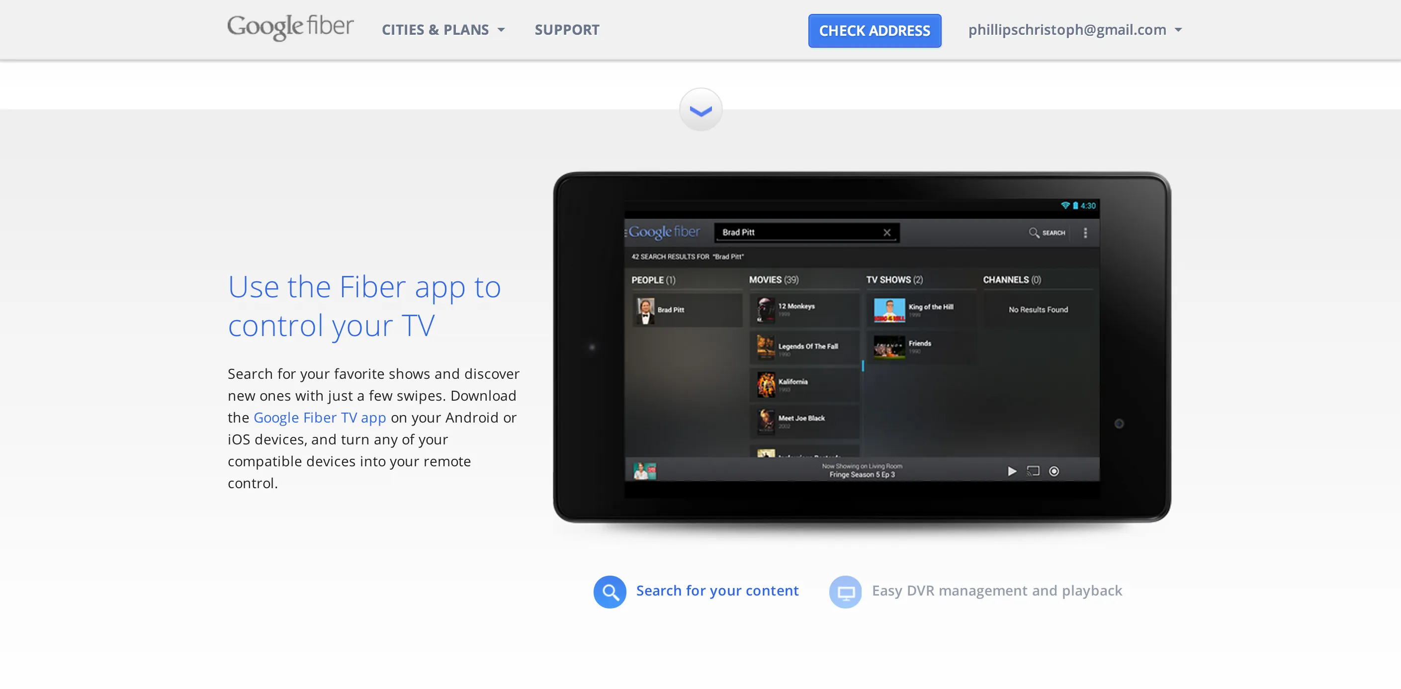GOOGLE FIBER showcase 2